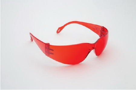 Palmero Safety Glasses ProVision® Bonding Wraps™ Wraparound Red Tint Polycarbonate Lens Red Frame Over Ear One Size Fits Most