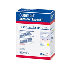 BSN Medical Wound Dressing Cutimed® Sorbion® Sachet S Cellulose / Gel Forming Polymer 4 X 4 Inch