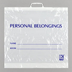 Elkay Plastics Patient Belongings Bag Elkay® Plastics 18 X 19 Inch LDPE Snap Closure White - M-937690-1522 - Case of 200