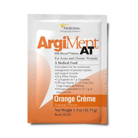 Medtrition/National Nutrition Oral Supplement ArgiMent®AT Orange Cream Flavor Powder 42.75 Gram Individual Packet