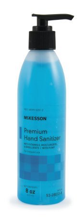 Hand Sanitizer McKesson Premium 8 oz. Ethyl Alcohol Gel Pump Bottle