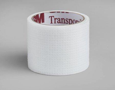 3M Medical Tape 3M™ Transpore™ White Water Resistant Plastic 1 Inch X 1-1/2 Yard White NonSterile