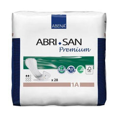 Abena North America Bladder Control Pad Abri-San™ Premium 11 Inch Length Light Absorbency Fluff / Polymer Core Level 1A Adult Unisex Disposable - M-938077-2941 - Case of 336