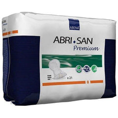 Abena North America Incontinence Liner Abri-San™ Premium 25 Inch Length Moderate Absorbency Fluff / Polymer Core Level 8 Adult Unisex Disposable - M-938105-4865 - Case of 84