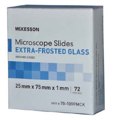 Microscope Slide McKesson 25 X 75 X 1 mm Extra-Frosted