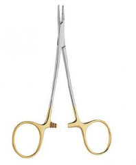 V. Mueller Needle Holder Vital™ 7 Inch Length 3,600 Teeth Per Square Inch Teeth, Straight, Ryder Narrow Jaw, Serrated Insert Finger Ring Handle - M-938395-4053 - Each