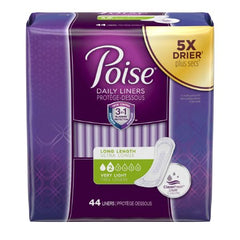 Kimberly Clark Bladder Control Pad Poise® 8-1/2 Inch Length Light Absorbency Polyacrylate Core One Size Fits Most Adult Female Disposable - M-938558-1848 - Case of 264