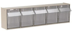 Akro-Mils Tilt Front Bin TiltView® Tan Plastic 5-3/8 X 6-1/2 X 23-5/8 Inch - M-938610-3277 - Each