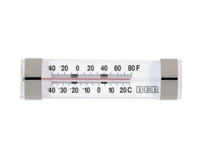 Apothecary Products Refrigerator / Freezer Thermometer Fahrenheit / Celsius -40 to +80°F Without External Probe Hanging / Standing Does Not Require Power