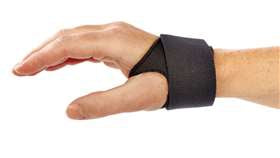 Alimed Thumb Splint Freedom® CMC ThumbFit™ Large Right Hand Black