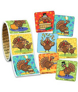 Medibadge ValueStickers™ 100 per Unit Thanksgiving Sticker