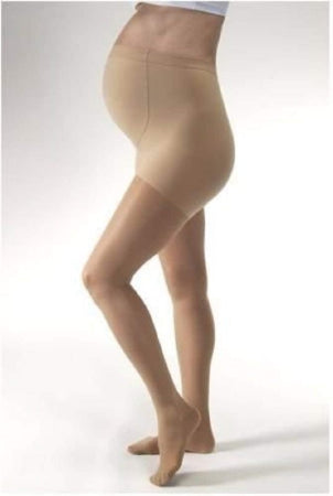 BSN Medical Maternity Compression Pantyhose JOBST® UltraSheer Waist High Medium Classic Black Closed Toe