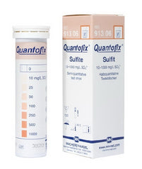 Fisher Scientific Rapid Test Kit Quantofix® Chemical Detection Sulfite Aqueous Solution Sample 100 Tests