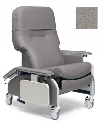 Graham-Field Clinical Care Drop Arm Recliner Cobblestone Four Tente® Swivel Caster, Three Locking Caster