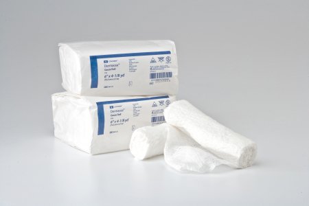 Cardinal Fluff Bandage Roll Dermacea™ Gauze 3-Ply 6 Inch X 4-1/8 Yard Roll Shape NonSterile