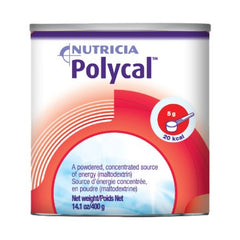 Nutricia North America Oral Supplement PolyCal Unflavored Powder 400 Gram Canister