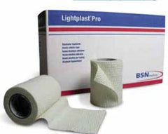 BSN Medical Elastic Adhesive Bandage Lightplast® Pro 1 Inch X 5 Yard Standard Compression No Closure White NonSterile