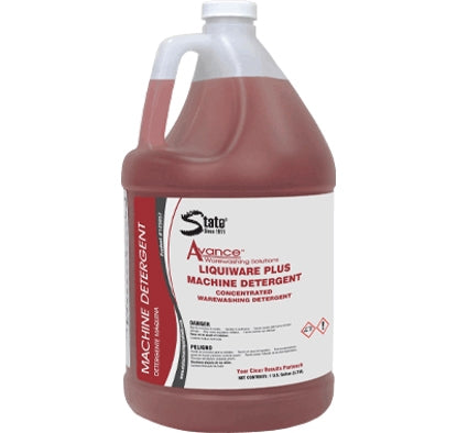 State Cleaning Solutions Dish Detergent Avance™ Liquiware Plus 1 gal. Jug Liquid Concentrate Chlorine Scent - M-940983-3349 - Case of 4