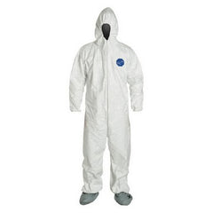 Grainger Coverall with Hood Dupont™ Tyvek® 400 Large White Disposable NonSterile