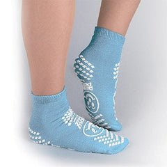 Principle Business Enterprises Slipper Socks Pillow Paws® Youth Light Blue Ankle High