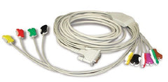 Schiller America Stress Patient Cable 3.5 Meter, 10-Leads, Snap Clip Adapter Type