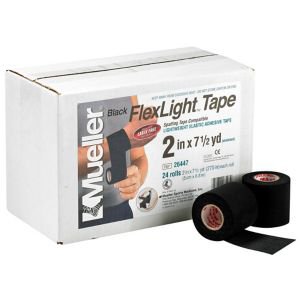 Mueller Sports Medicine Athletic Tape Flexlight™ 2 Inch X 7-1/2 Yard Black NonSterile