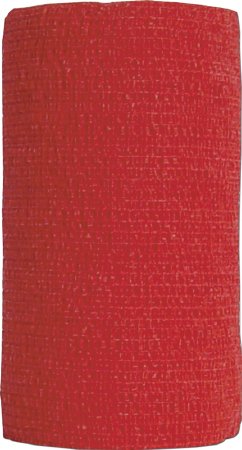 Andover Coated Products Cohesive Bandage CoFlex® 4 Inch X 5 Yard 14 lbs. Tensile Strength Self-adherent Closure Red NonSterile