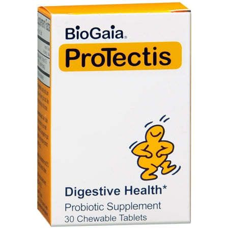 Everidis Health Sciences Probiotic Dietary Supplement BioGaia® ProTectis® 30 per Bottle Chewable Tablet