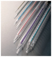 Fisher Scientific Corning™ Stripette™ Serological Pipette 1 mL 0.01 mL Graduation Increments / 0.2 mL Negative Graduations Sterile