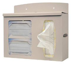 Bowman Manufacturing Hygiene Dispensing Station BOWMAN® Wall Mount Quartz Beige 5.3 X 12.65 X 13.8 Inch ABS Plastic