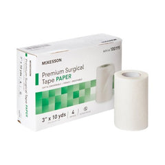 Medical Tape McKesson Skin Friendly Paper 3 Inch X 10 Yard White NonSterile