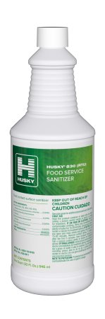 Canberra Husky® 830 Surface Cleaner / Sanitizer Quaternary Based Liquid 32 oz. Bottle Unscented NonSterile - M-944436-2686 - Case of 12