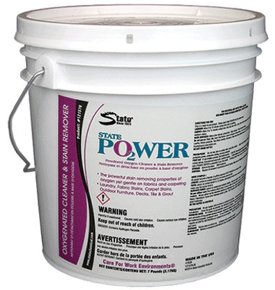 State Cleaning Solutions Laundry Detergent State Power 7 lb. Pail Powder Scented - M-944444-3532 - Case of 4