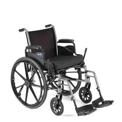 Invacare Lightweight Wheelchair Tracer® SX5 Dual Axle Full Length Arm Flip Back / Padded Arm Style 20 Inch Seat Width 300 lbs. Weight Capacity