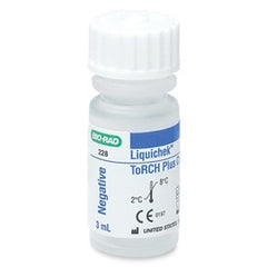 Bio-Rad Laboratories Unassayed Control Liquichek™ ToRCH Plus Negative Level 3 X 3 mL