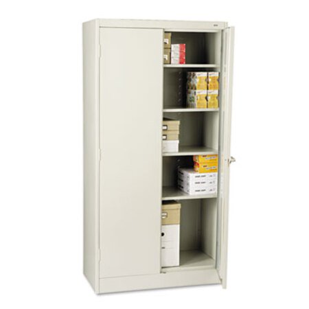 Tennsco 72" High Standard Cabinet (Unassembled), 36 x 18 x 72, Light Gray