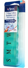 Apex-Carex Pill Organizer Ultra Bubble-Lok® X-Large 7 Day 1 Dose