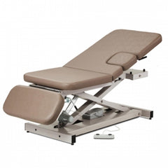 Clinton Industries Imaging Table with 3 Section Top Open Base Power Height 450 lbs. Weight Capacity