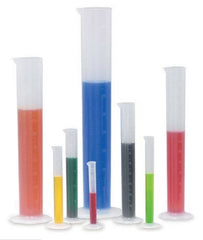 Market Lab Inc Graduated Cylinder Hexagonal Base Polypropylene 500 mL (16 oz.)