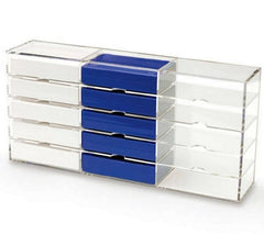 Market Lab Inc Slide Box 1.5 X 7 X 8.25 Inch, White, With 100-Slide Cork Liner
