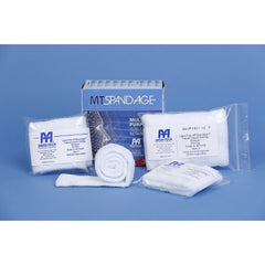 Medi-Tech International Elastic Net Retainer Dressing MT Spandage™ Pre-Cuts with Cut Outs Tubular / Pre-Cut Elastic 25 Yard Size 12 White 3 X-Large Chest / Abdomen / Back / EKG Monitoring NonSterile