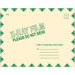 Precision Dynamics X-Ray Film Envelope Yellow / Green Diamond Border 11 X 13 Inch