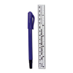 Precision Dynamics Skin Marker Gentian Violet / Black Dual Tip Flexible Ruler Sterile - M-945470-1498 - Box of 100