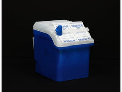 Fisher Scientific Parafilm Dispenser Dynamic Diagnostics Blue / White ABS Plastic Manual 2 Rolls Countertop - M-945663-3978 - Each