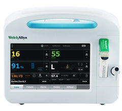 Welch Allyn Vital Signs Monitor Connex® Spot Check Vital Signs Type NIBP, Pulse Rate, SpO2, Temperature AC Power / Battery Operated