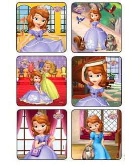 Medibadge Disney® 75 per Unit Sofia the First Disney Princess Sticker