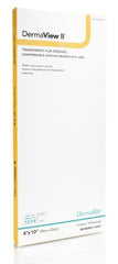 DermaRite Industries Transparent Film Dressing DermaView II™ Rectangle 4 X 10 Inch Frame Style Delivery With Label Sterile