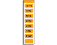 Shamrock Scientific Pre-Printed Label Shamrock Anesthesia Label Orange Adhesive Fasting 1/2 Hour 1 Hour Black Lab / Specimen 1/2 X 1-1/4 Inch - M-948281-1644 - Each