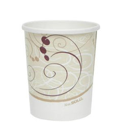 Solo Cup Food Container Flexstyle® Symphony® Print Single Use Paper 3-1/6 X 4-1/6 X 5-1/3 Inch