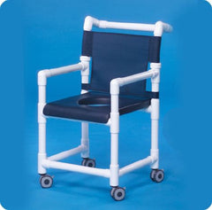 IPU Shower Chair ipu® Fixed Arm PVC Frame Mesh Back